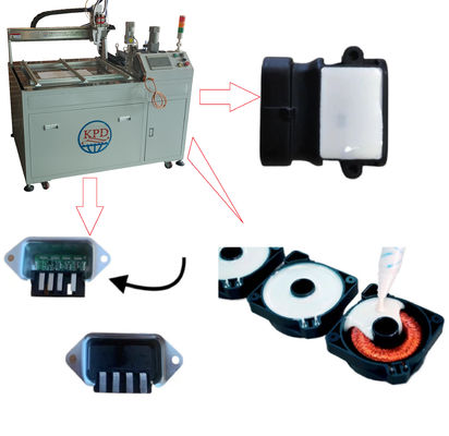 Máquina de recolección de poliuretano de control automático para condensador y filtro de sensores de relé