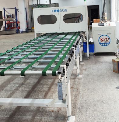 Máquina de pulverización de pegamento totalmente automática para paneles exteriores de panal de panal de abejas Puerta a prueba de fuego Paneles de carrocería de camiones refrigerados