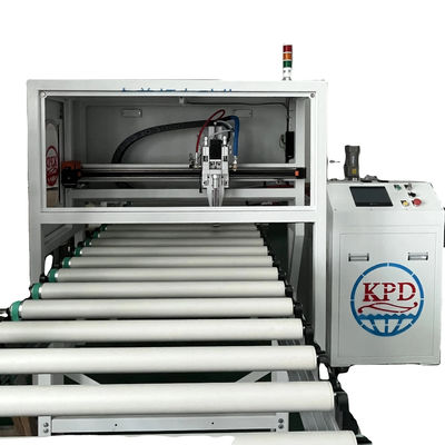 Panel de aluminio sólido PUR PU máquina de pulverización de pegamento epoxi con aplicador de colocación de pegamento AB