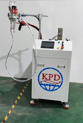 Máquina para distribuir resina epoxi de adhesivo para sensores electrónicos de precisión