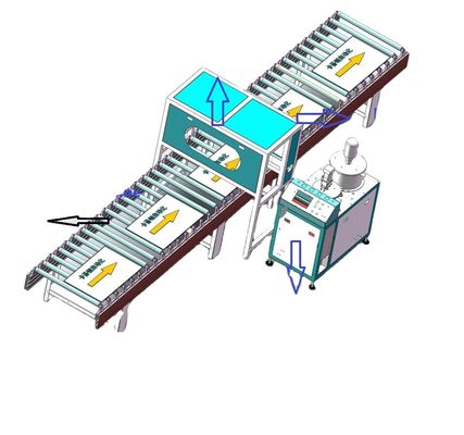 Máquina de unión de pegamento para paneles de sándwich para pegamento de paneles de panal de miel