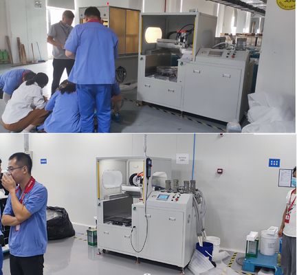 Ab Máquina de colocación de pegamento para CCD Visual 2 Parte Bicomponente de Silicona Epoxi Poliuretano