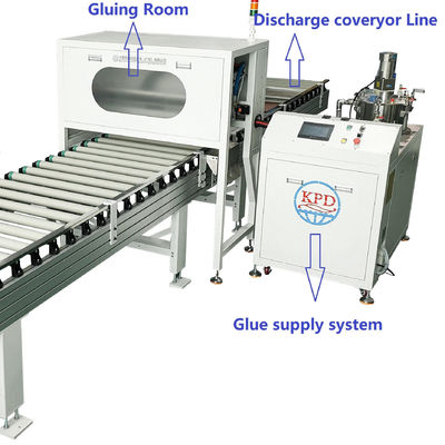 Máquina de rociado de pegamento para paneles de sándwich PU Spreader Pur Dispensing Machine Applicator de pegamento