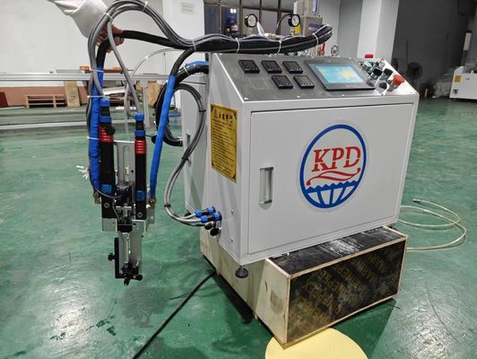 Máquina de mezcla de macetas con válvula de tornillo