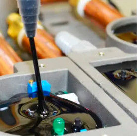 Dispensador de pegamento de fluido para la máquina de colocación de pegamento ab totalmente automática