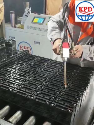 Máquina de distribución manual de adhesivo Ab para el envase de piezas electrónicas