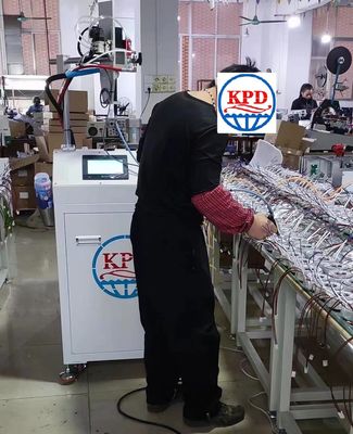Máquina de distribución manual de adhesivo Ab para el envase de piezas electrónicas