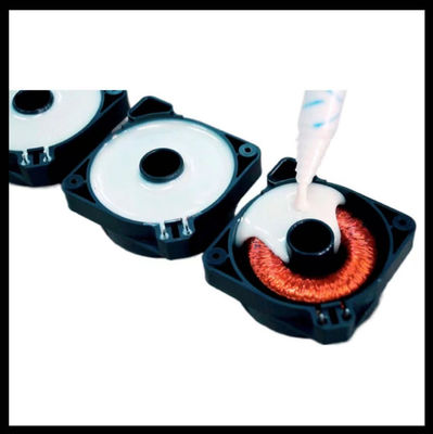 Máquina de distribución de adhesivos de PU de silicona con máquina de cocción de pegamento