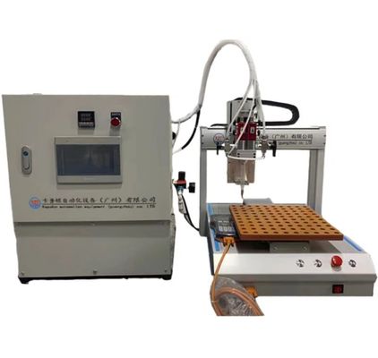 10 1 Máquina de colocación de pegamento ajustable para recubrimiento de resina epoxi