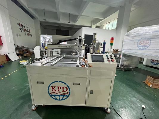 Máquina de distribución de resina epoxi de pegamento PU tipo 2C para transformadores de corriente de núcleo dividido