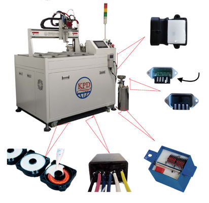 Máquina automática de colocación de adhesivo Ab para materiales 2K de poliuretano silicona epoxi Ab