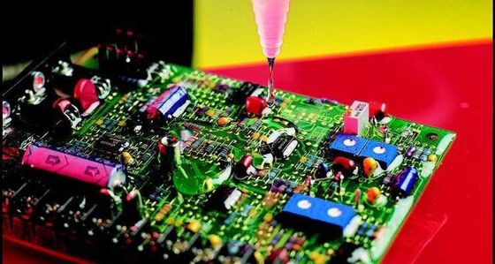 Máquina de distribución de mezcla de resina de 2 componentes para la colocación en macetas de pegamento AB y compuestos de silicona
