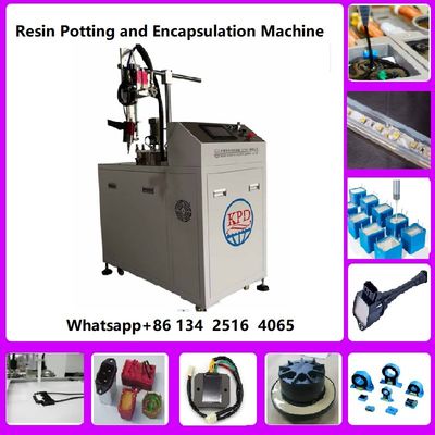 Máquina de dosificación de resina epoxi semiautomática eléctrica con pistola de mano
