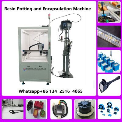 Máquina para distribuir pegamento líquido de resina de Doming