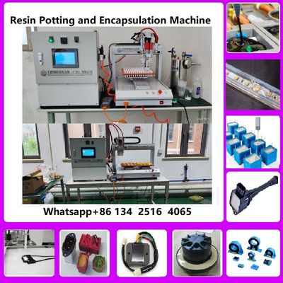 Máquina para distribuir pegamento líquido de resina de Doming