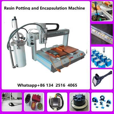 Máquina de distribución automática de adhesivo de adhesivo de resina epoxi de silicio líquido
