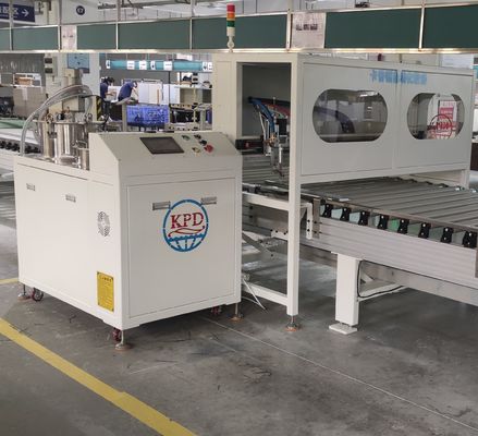 Máquina de rociado de pegamento portátil para paneles exteriores de panal de panal de abejas puerta a prueba de fuego paneles de carrocería de camiones refrigerados paneles MGO