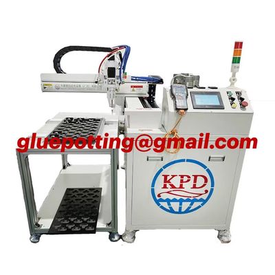 Epoxi PU Dispensing Machine 3D Sticker Epoxies Doming Machine Línea de producción de fabricación de alta eficiencia