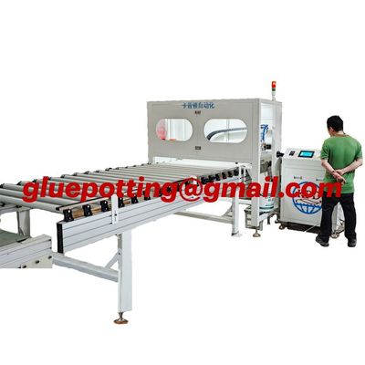 Sistema de pegado automático de la línea de producción 2 Parte 2 Componente AB Parte Máquina para colocar pegamento de silicona epoxi poliuretano